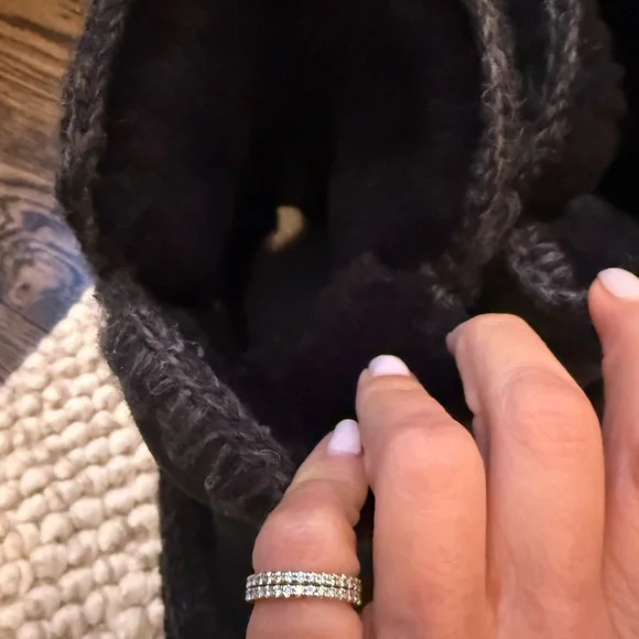 Mou black Dark warm Winter Boots - Picture 2 of 4